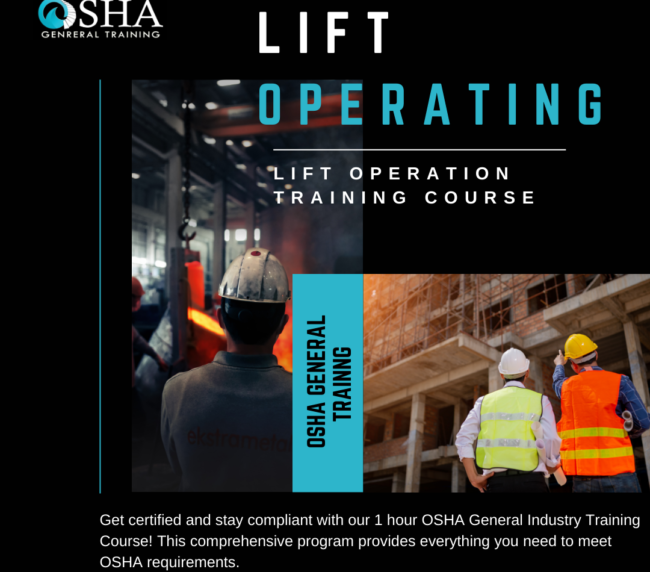 Lift Operation Training Course